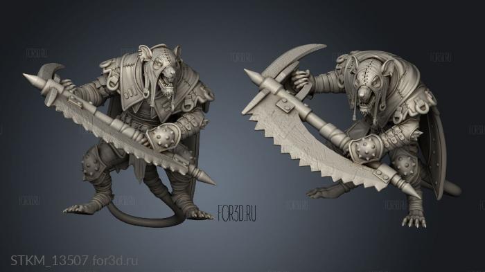 Outbreak Assassin stl model for CNC