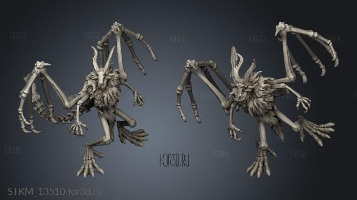 Reese Bones Dragonborn Skeleton stl model for CNC