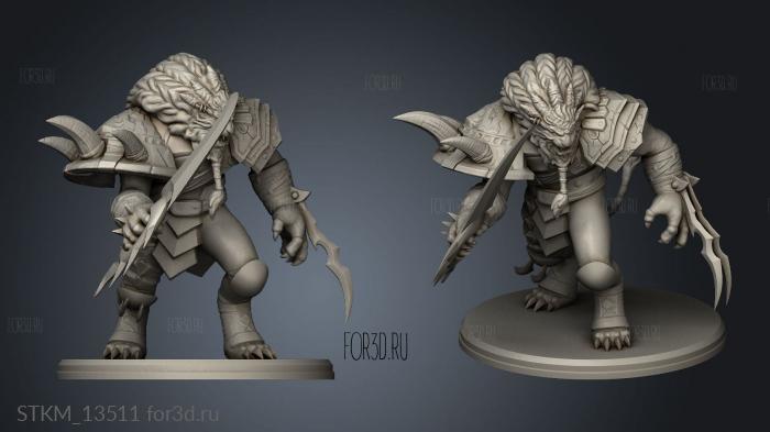 Rengar from League Legends stl model for CNC