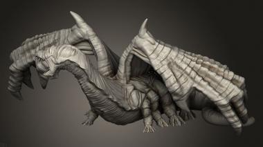 ЭПИЧЕСКИЙ Первобытный Дракон 3d stl модель для ЧПУ