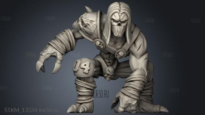 Eternals Ghoul stl model for CNC