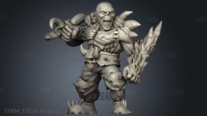 Eternals Flesh Golem stl model for CNC