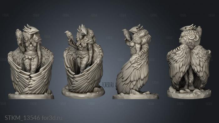 Raven Goddess REUP 3d stl модель для ЧПУ