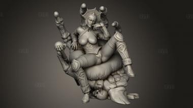 Злая Лин голая 3d stl модель для ЧПУ