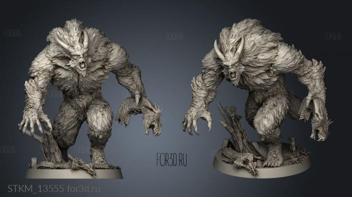 Grim Hulks Yeti Hulk Grey Back 3d stl модель для ЧПУ