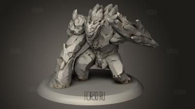 Элементаль Льда 3d stl модель для ЧПУ