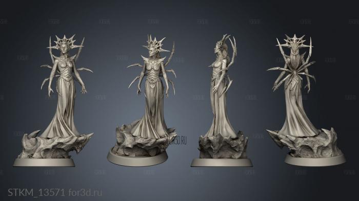 Nyha Yvra Drow Queen 3d stl модель для ЧПУ