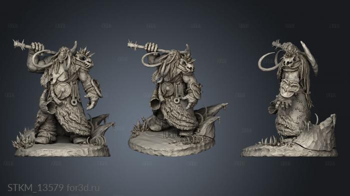 Frostburn Horrors Path Soturi Herd Mammut 3d stl модель для ЧПУ