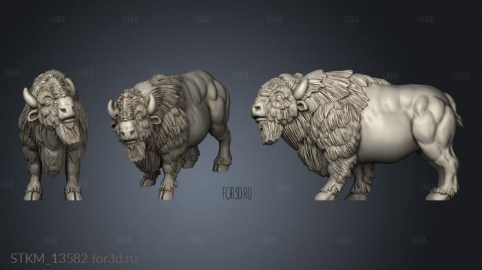 american buffalos buffalo 3d stl модель для ЧПУ