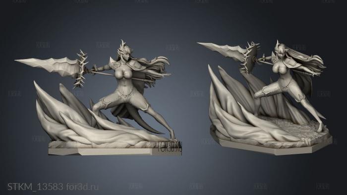 Fallen Cecilia Epic Seven Barriga 3d stl модель для ЧПУ