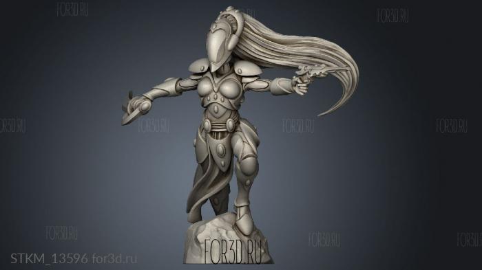 Fantasy Cult Wild Maidens Maiden stl model for CNC