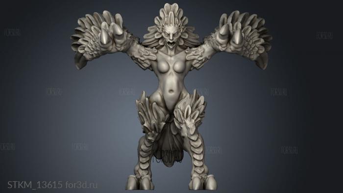 Hell Hath Fury Harpies harpie 3d stl модель для ЧПУ