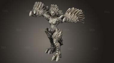 В Аду Свирепствуют Гарпии,гарпии 3d stl модель для ЧПУ