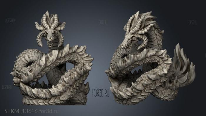 Hell Hath Fury Mortas Dragon 3d stl модель для ЧПУ