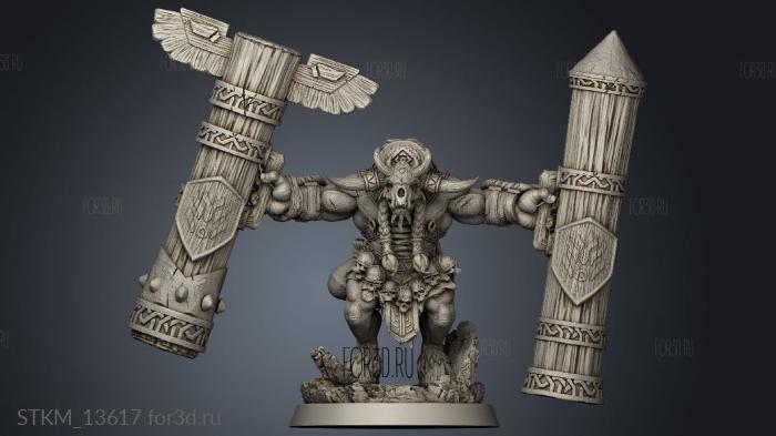 Minotaurs Fell Falls Jauger Bloodcrush 3d stl модель для ЧПУ