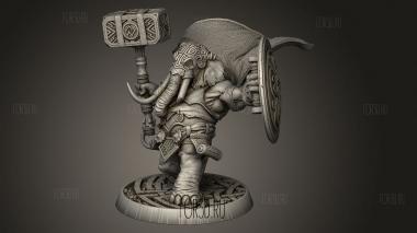 Кастор Уинкворт 3d stl модель для ЧПУ