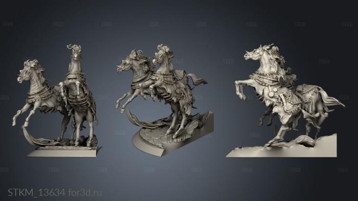 Sorrowsown Baron Horses Horse stl model for CNC