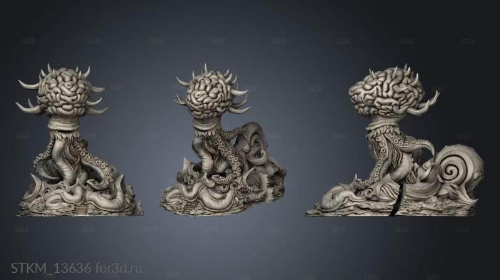 Games Descent into Madness Elder Brain The stl model for CNC