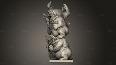 Жирные Бесы,Няньки,бесенята 3d stl модель для ЧПУ