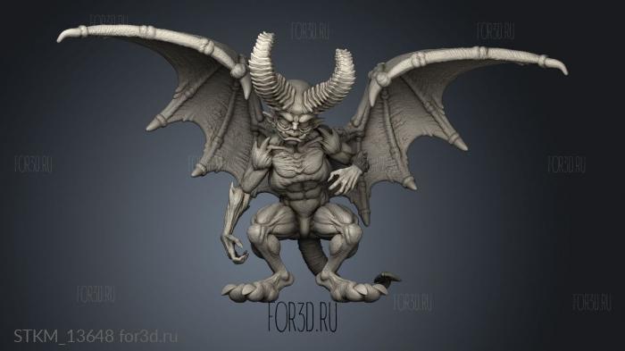 horned devil kid One 3d stl модель для ЧПУ