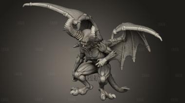 Рогатый дьявол,малыш Номер Один 3d stl модель для ЧПУ