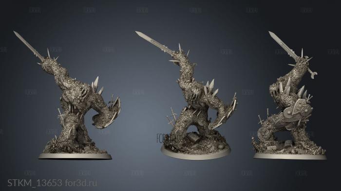 Fantasy Legendarium Dragons Liars Treasure Golem stl model for CNC