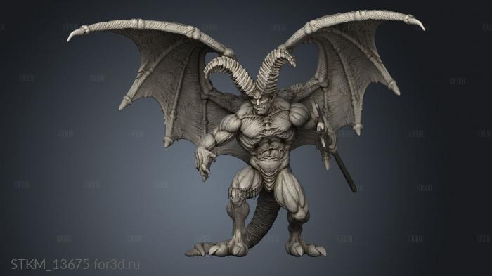 horned devil male 3d stl модель для ЧПУ