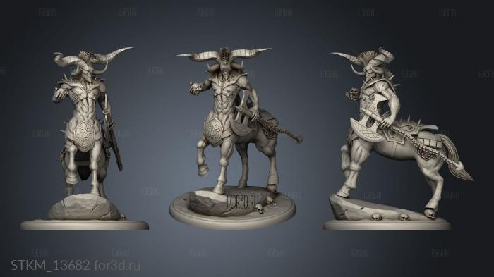 Hour Demons Demonic Centaur Intimidating 3d stl модель для ЧПУ