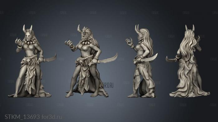 Forest Witches Monsters Young Witch claw 3d stl модель для ЧПУ