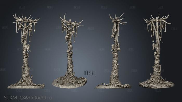 Man Eaters Bone Totems Totem stl model for CNC