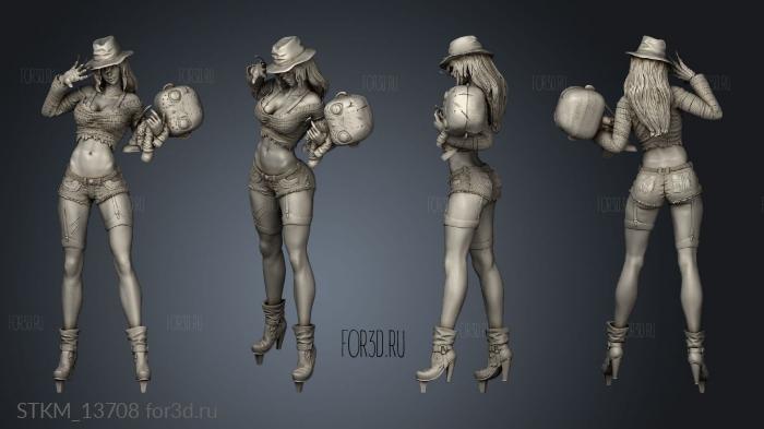 Freddy Krueger female ver neck 3d stl модель для ЧПУ