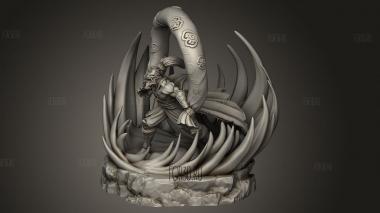 Фудзин 3d stl модель для ЧПУ