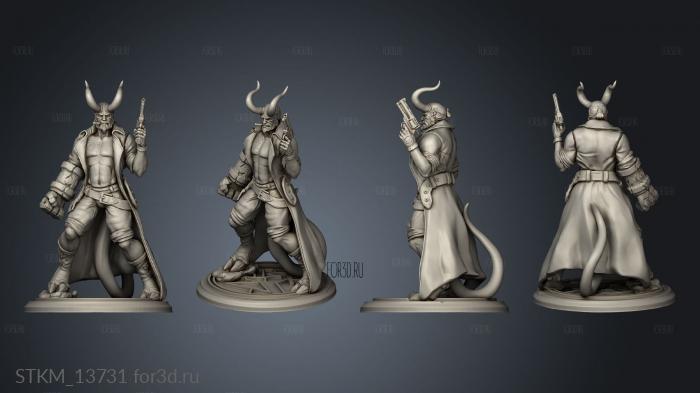 hellboy horns 3d stl модель для ЧПУ