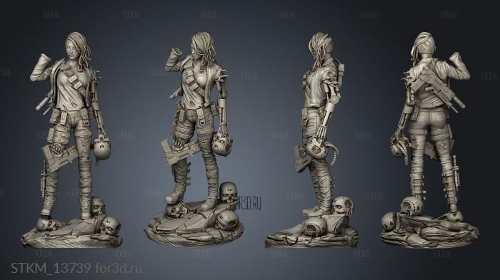 GIrl Terminator 3d stl модель для ЧПУ