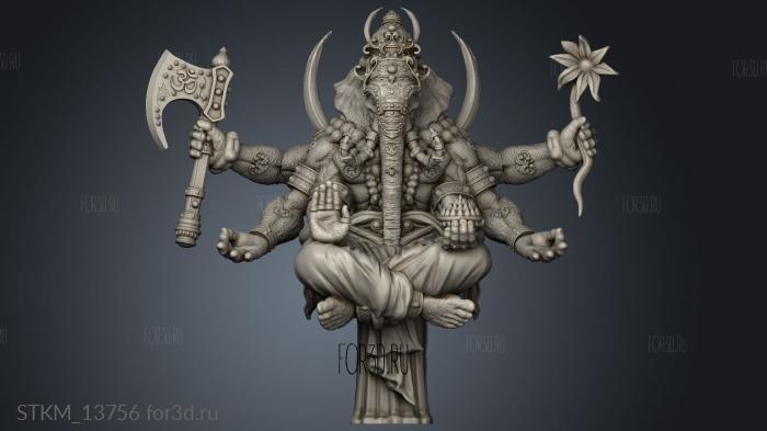 Ganesha stl model for CNC