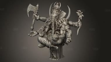 Ганеша 3d stl модель для ЧПУ