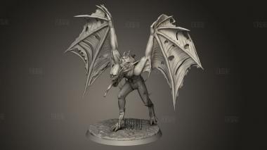 Гаргул 3d stl модель для ЧПУ