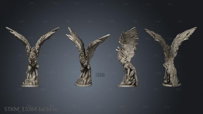 Ice Phoenix stl model for CNC