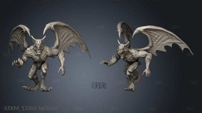 Gargoyle Roaming stl model for CNC