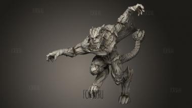 Горгульи,Бегущие Горгульи 3d stl модель для ЧПУ