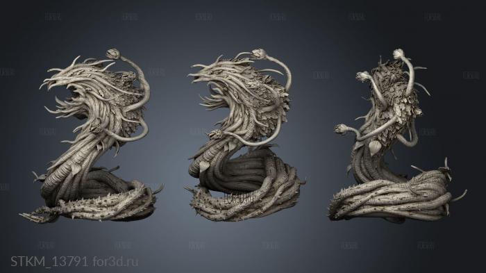 Gennaio Briar Serpent stl model for CNC