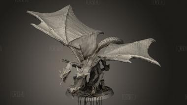 Генио Драко Гидра 3d stl модель для ЧПУ