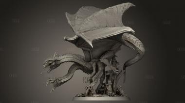 Генио Драко Гидра 3d stl модель для ЧПУ