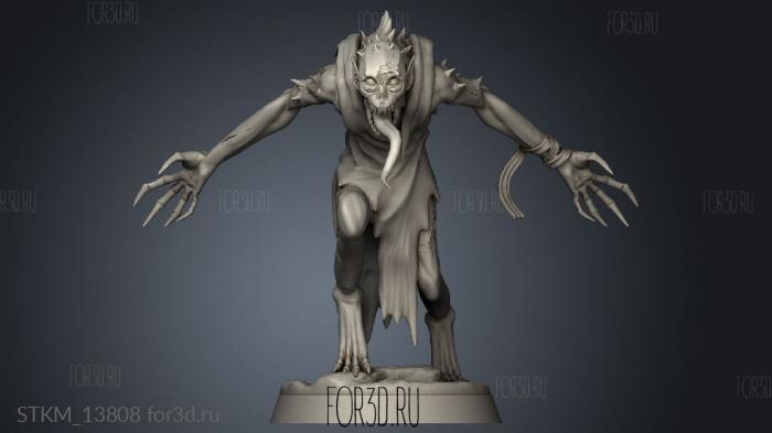 Graveborn Ghuls Infantry stl model for CNC