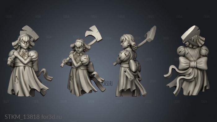 Ghosts Ghost noblewoman Child 3d stl модель для ЧПУ