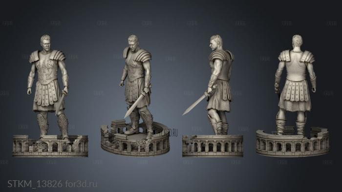 Gladiator Maximus 3d stl модель для ЧПУ