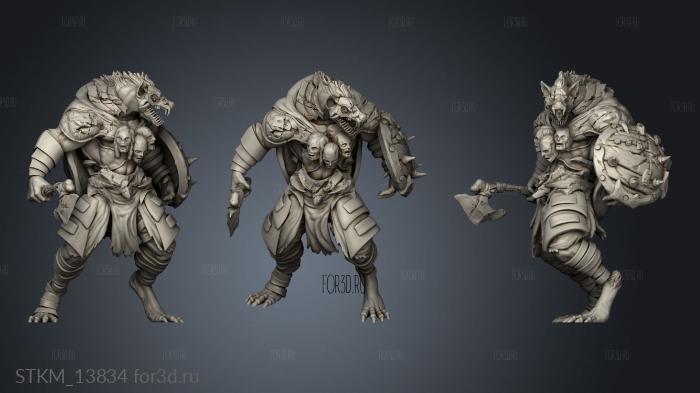 Gnolls Death Pledge stl model for CNC