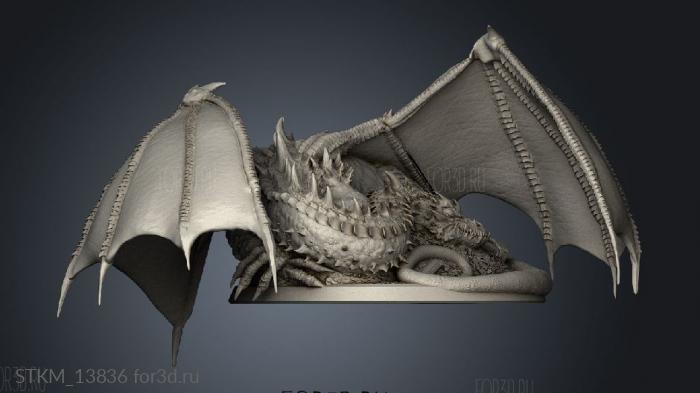 Goal Dragon Treasure stl model for CNC