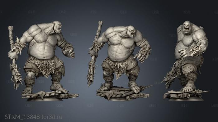 Goblins Lair Ogre stl model for CNC