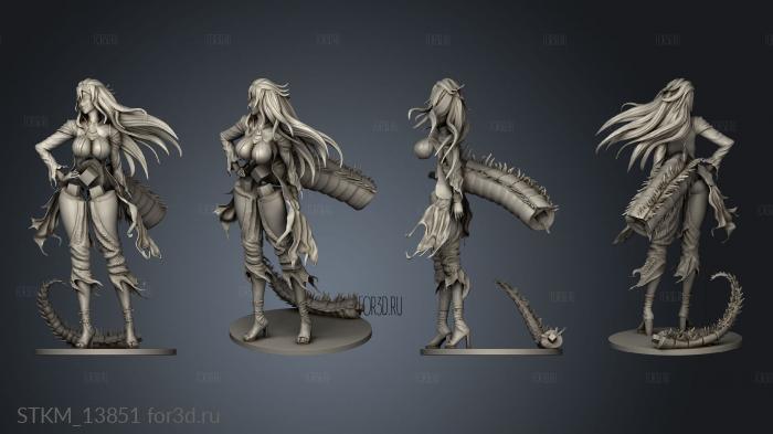 Godzilla Waifu Gojira 3d stl модель для ЧПУ